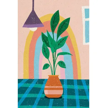 Plakát Plakát, Obraz - Rainbow in the Living Room, Aylin Demir