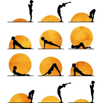 Plakát Plakát, Obraz - Yoga Sun, Kubistika