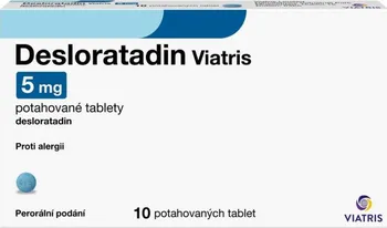 Lék na alergii Desloratadin Viatris 5 mg