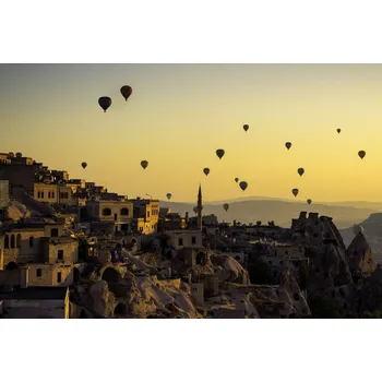 Plakát Plakát, Obraz - Sunrise over Cappadocia, Yavuz Pancareken
