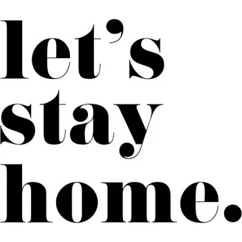 Plakát Plakát, Obraz - Let's stay home scandinavian art, Blursbyai