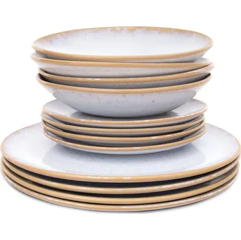 jídelní souprava Terrafina Jídelní set Amazonia, 12 ks, smetanový