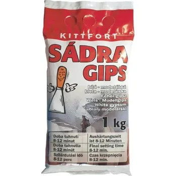 Sádra Sádra šedá stavební 1 kg