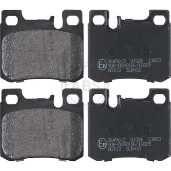 Brzdová destička Sada brzdových destiček, kotoučová brzda A.B.S. 36498/2