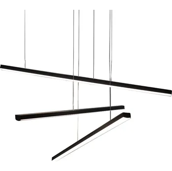 MaxLight Trio závěsné svítidlo 3x12 W černá P0311D