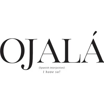 Plakát Plakát, Obraz - I hope so spanish definition typography art, Blursbyai