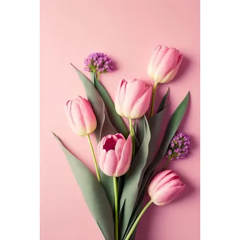 Plakát Plakát, Obraz - Pink Tulips, Treechild
