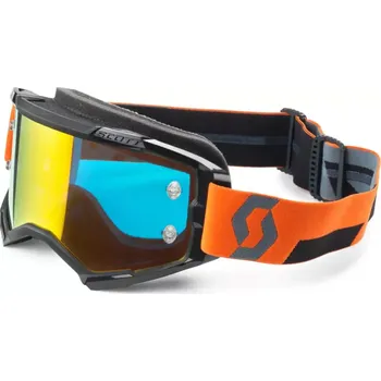 Motocyklové brýle Motokrosové brýle / offroadové brýle KTM FURY GOGGLES barva šedá, oranžová a černá