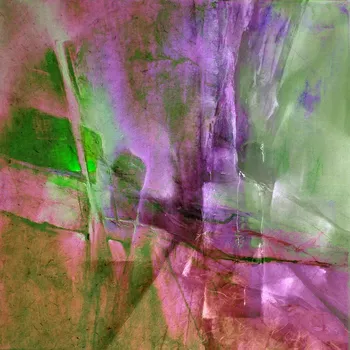 Plakát Plakát, Obraz - Pas de deux - green and purple, Annette Schmucker