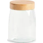 Zeller Skleněná vzduchotěsná dóza s bambusovým víkem, 1300 ml