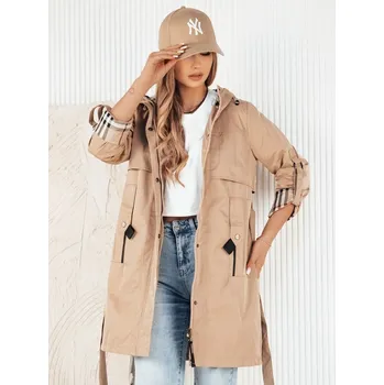 Dámský kabát Dámská parka DSTREET CIVIT BÉŽOVÁ XXL