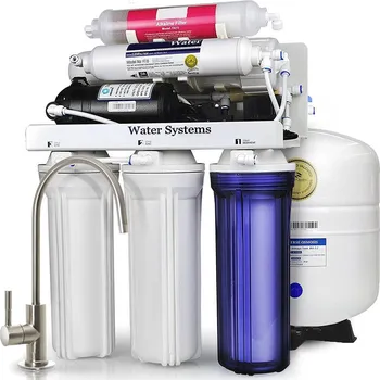 Ochranný vodní filtr Reverzní osmóza 75 GPD 6-stupňová s čerpadlem a mineralizací