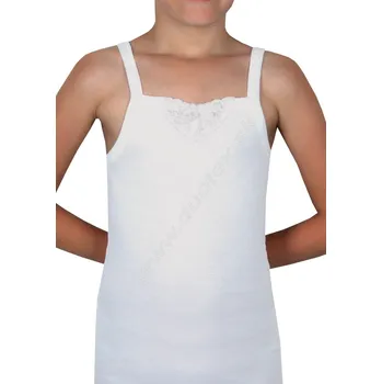 Dívčí tílko DUOTEX Dívčí tílko Dusinda Barva: Biela, Velikost: 164