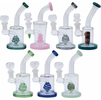 Dýmka Remo 67496 Skleněný bong 16cm MIX