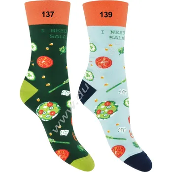 Pánské ponožky MORE Vzorované ponožky More-078-137 Barva: 137-tm.zelená, Velikost: 39-42(26-28)