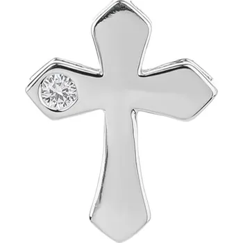 Přívěsek Bealio BEALIO Stříbrný přívěsek jemný KŘÍŽ 16 mm 03-12419-2432