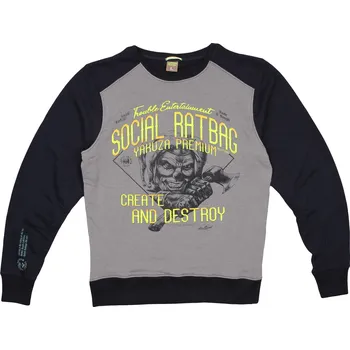 Pánská mikina YAKUZA mikina YPS 3320 dark blue - 3XL