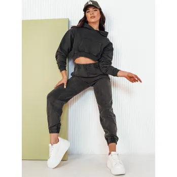 Dámská tepláková souprava DSTREET RINZAL SVĚTLE ŠEDÁ L