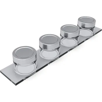 Příborník do zásuvky Příslušenství Wood Line - držák na kořenky z nerez oceli (včetně 4 kořenek), PLE PS