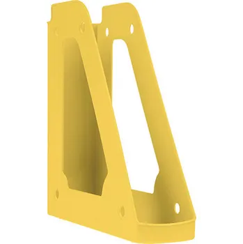 Stojan na časopisy Life, A4, PS, pastelově žlutý