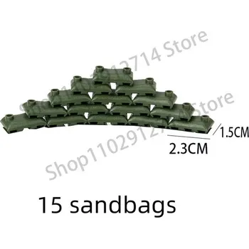 ostatní stavebnice Vojenská stavebnice raketové dělostřelectvo, figurky | styl lego - 040 pytel s pískem