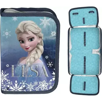 Penál PASO ŠKOLNÍ JEDNOPATROVÝ PENÁL BEZ VÝBAVY FROZEN ELSA