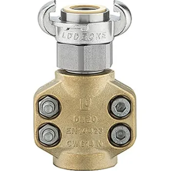 Hadicová spojka Lüdecke Bajonet EKS s hadicovou svorkou 13 mm
