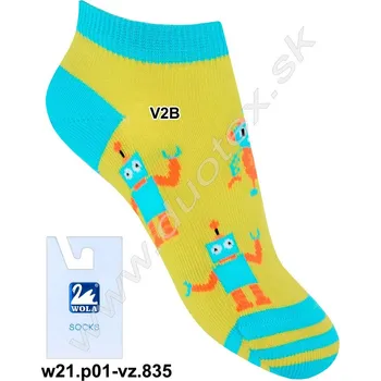 WOLA Kotníkové ponožky w31.p01-vz.835 Barva: V2B, Velikost: 27-29(18-19)