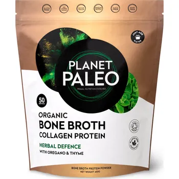 Speciální výživa PLANET PALEO Herbal Defence - BIO Sušený hovězí vývar z kostí Obsah: 450g