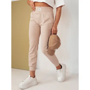 Dámské kalhoty Dámské kalhoty DSTREET MORSI BÉŽOVÁ XL/XXL