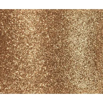 Samolepicí pěnovka moosgummi třpytivá zlatá 20x30cm