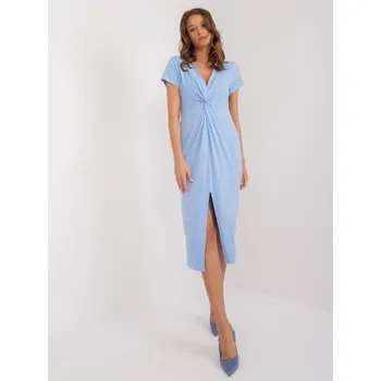 Dámské šaty Elegantní šaty Italy Fashion světle modré EU velikost: Univerzální