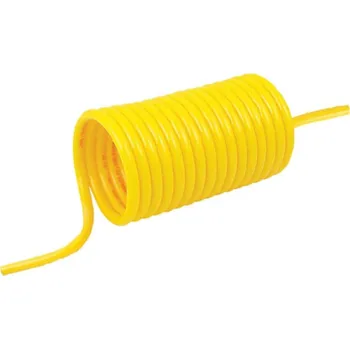 Zahradní hadice MEBRA PLASTIK Hadice spirálová PA12 PHLY 12/8 mm 5m žlutá