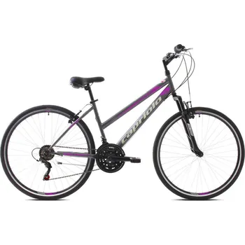 Trekové jízdní kolo Capriolo SUNRISE L 28"/18HT silver-pink