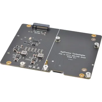 Příslušenství pro datový nosič Suptronics - X1006 PCIe to SATA M.2 SSD + 2,5" HDD Shield