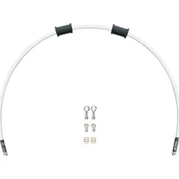 Venhill Hadice spojky Venhill POWERHOSEPLUS KAW-11010CS-WT (1 hadice v sadě) White hoses, stainless fittings