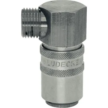 Lüdecke Rychlospojka ESHME 1/4" vnější 90st. ventil