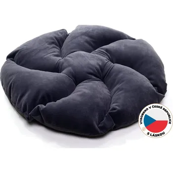 Ekomazlíček Pelíšek pro kočky LOLLIPOP tmavě šedý Průměr: 30 cm