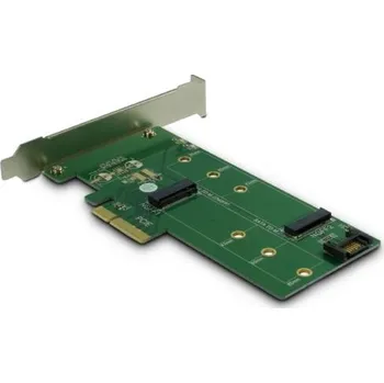 INTER-TECH KT015 řadič PCIe pro 1x M.2 NVMe SSD a 1x M.2 SATA SSD 88885375