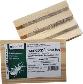 Insekticid Biocont Nematop Brouk Free 2,5 milionů hlístic