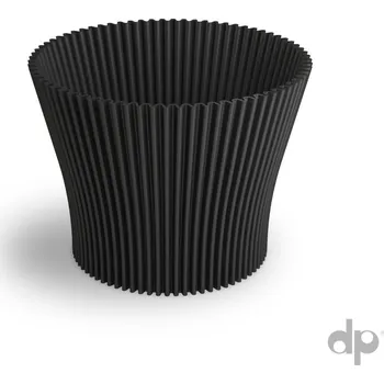 Obal na květináč Lotos 11 Barva: Černá