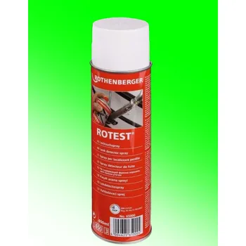 Bezpečnostní detektor ROTEST detekční sprej - rychlé a spolehlivé vyhledání netěsnosti plynů