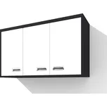 Nabytekmorava Závěsná skříň SZ 120 ke sklápěcí posteli barva lamina: Antracit/bílé dveře