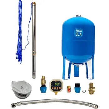 Domácí vodárna PRODO Domácí vodárna s ponorným čerpadlem 3" STM28 / 60l - RTS - odolnost proti písku s Digitálnym tlakovým spínačom - Prodloužená záruka 4 roky