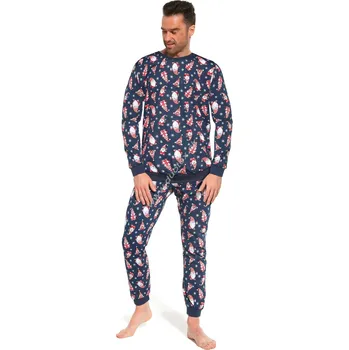 Pánské pyžamo CORNETTE Vánoční pyžamo 195/226-Gnomes Barva: 226, Velikost: XL