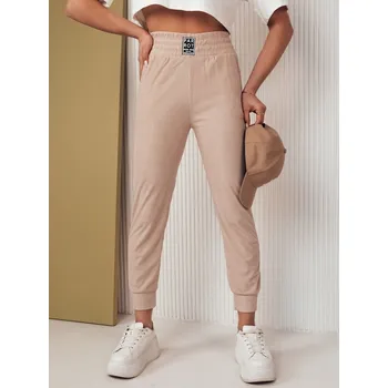 Dámské kalhoty Dámské kalhoty DSTREET LORIST BÉŽOVÁ L/XL