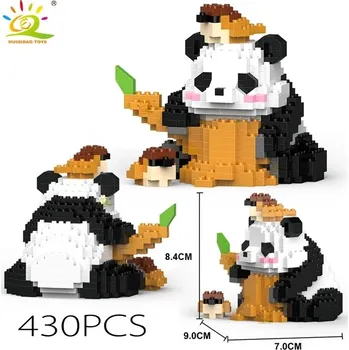 ostatní stavebnice 3D Panda model ze stavebních kostek pro děti | styl lego - 16 bez krabice