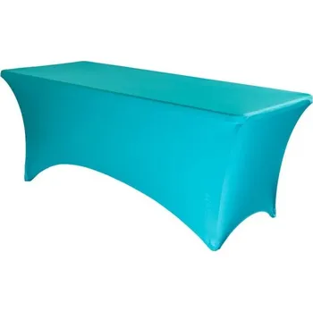 Napínací potah Elastický potah PRO na stůl 122 x 60 cm s gramáží 300 g/m2 Barva: tyrkysová