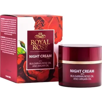 Pleťový krém Biofresh Royal Rose noční krém s růžovým a arganovým olejem 50 ml
