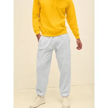 Pánská móda Men's Pants Elasticated Jog Pants 640260 80/20 280g Fruit of the Loom šedá 2467430